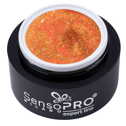 Gel Constructie Unghii Expert Line SensoPRO Milano - Golden Crystal 15ml-Geluri UV > Geluri UV Constructie