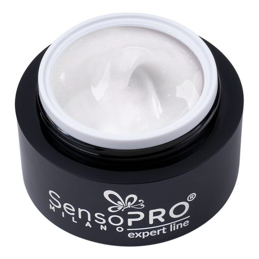 Gel Constructie Unghii Expert Line SensoPRO Milano - Milky Shine 15ml-Geluri UV > Geluri UV Constructie