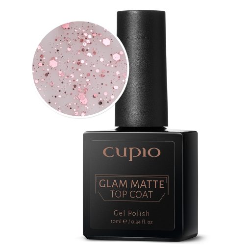 Glam Matte Top Coat Cupio - Sassy-Manichiura-Base Coat si Top Coat