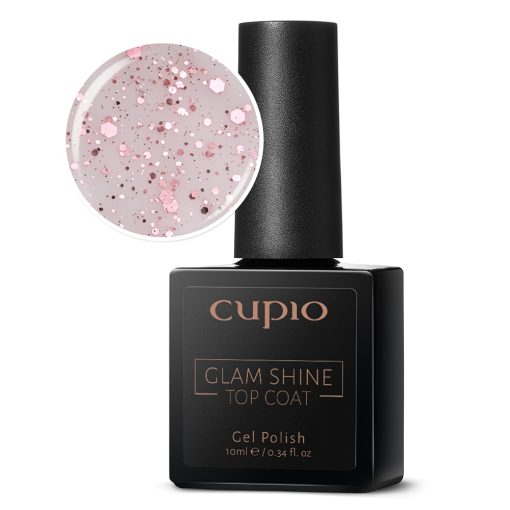 Glam Shine Top Coat Cupio - Stunning-Manichiura-Base Coat si Top Coat