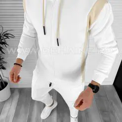 Hanorac barbati alb slim fit K192 P20-3.3-Recent adaugate