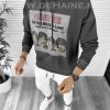 Hanorac barbati slim fit negru K113 i16-1.3-Hanorace