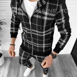 Hanorac barbati slim fit negru K420 P20-4.1-Hanorace