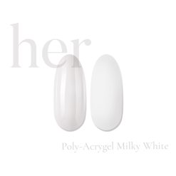 Her Poly-Acrygel MILKY WHITE 30g - Everin-Polygel / Acryl❤️