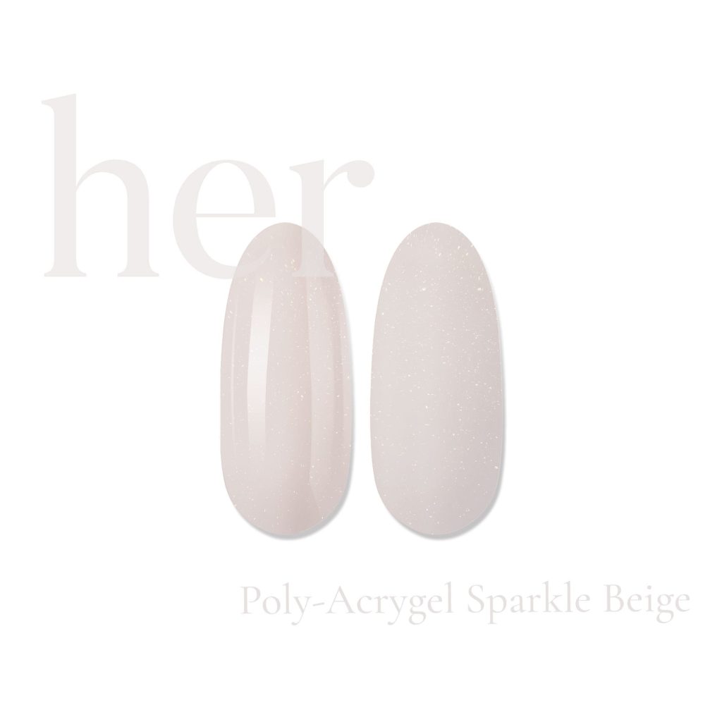 Her Poly-Acrygel SPARKLE BEIGE 30g - Everin-Polygel / Acryl❤️