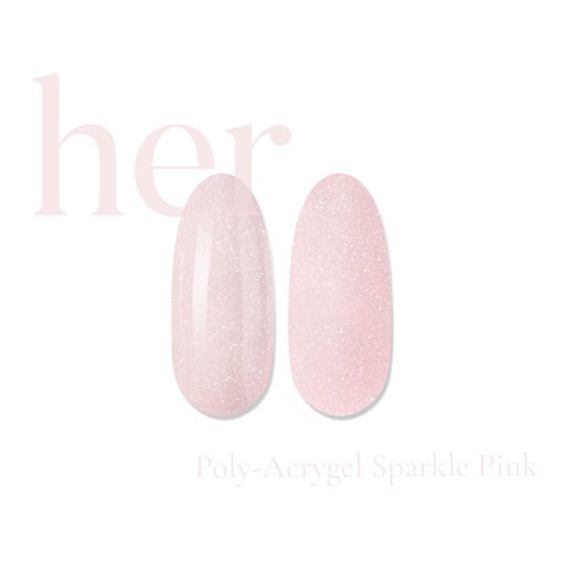 Her Poly-Acrygel SPARKLE PINK 30g - Everin-Polygel / Acryl❤️