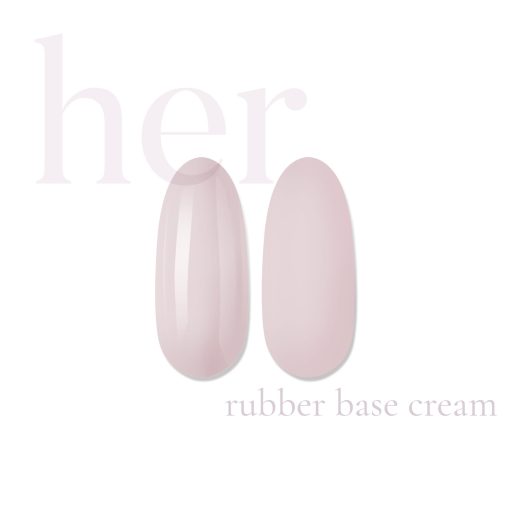 Her Rubber Base Cream - Everin-EVERIN > RUBBER BASE / BAZA RUBBER ❤️ > Baza rubber color Her