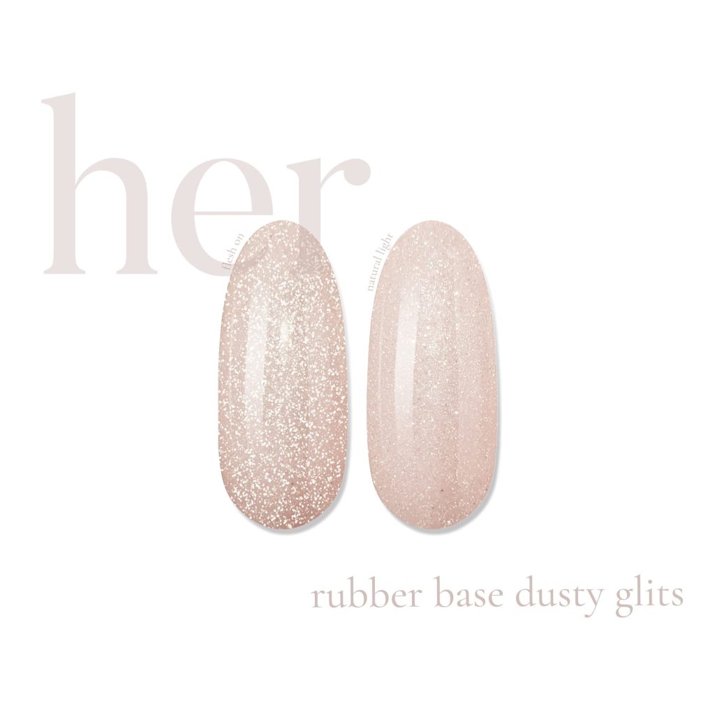 Her Rubber Base Dusty Glits - Everin-EVERIN > RUBBER BASE / BAZA RUBBER ❤️ > Baza rubber color Her