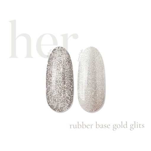 Her Rubber Base Gold Glits - Everin-EVERIN > RUBBER BASE / BAZA RUBBER ❤️ > Baza rubber color Her