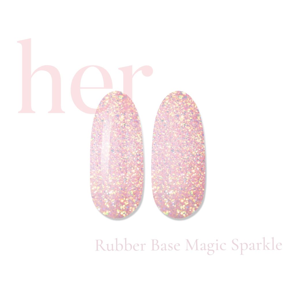 Her Rubber Base Magic Sparkle - Everin-EVERIN > RUBBER BASE / BAZA RUBBER ❤️ > Baza rubber color Her