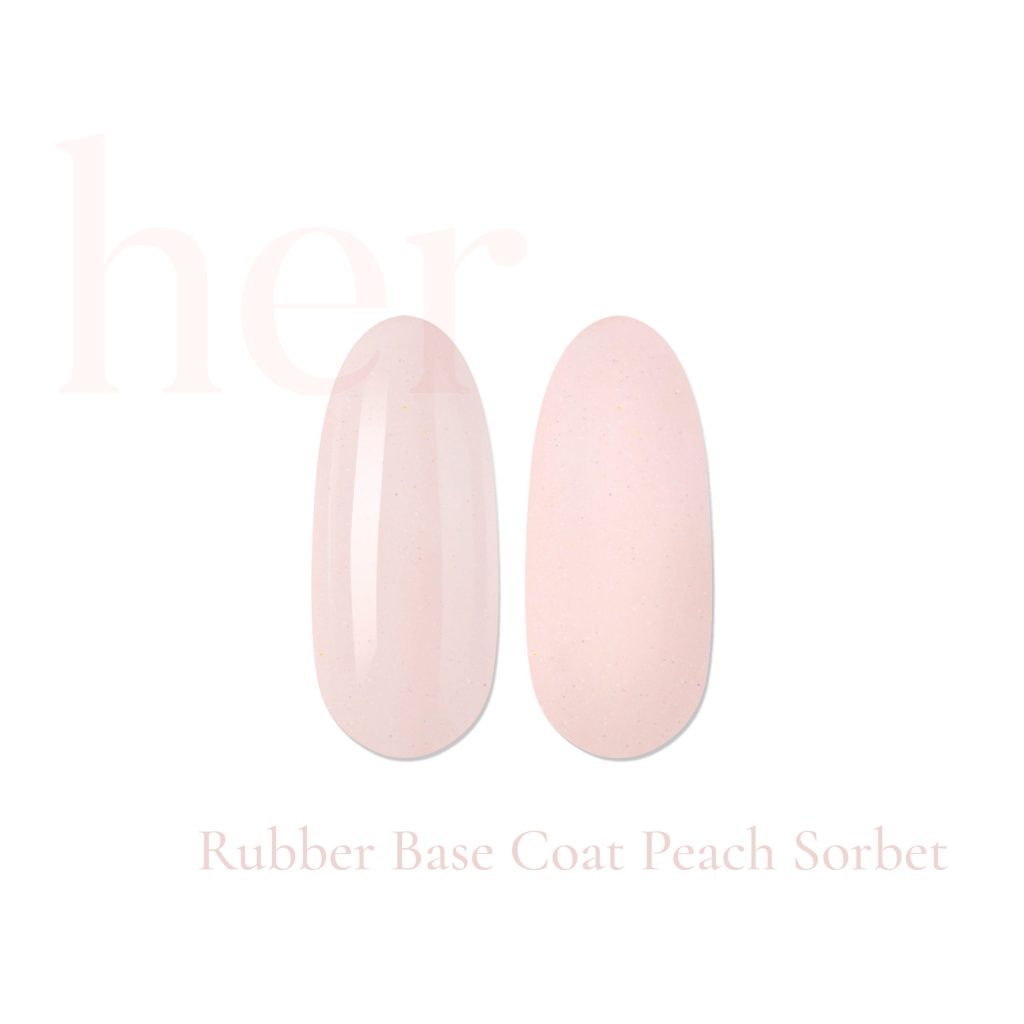 Her Rubber Base Peach Sorbet - Everin-EVERIN > RUBBER BASE / BAZA RUBBER ❤️ > Baza rubber color Her