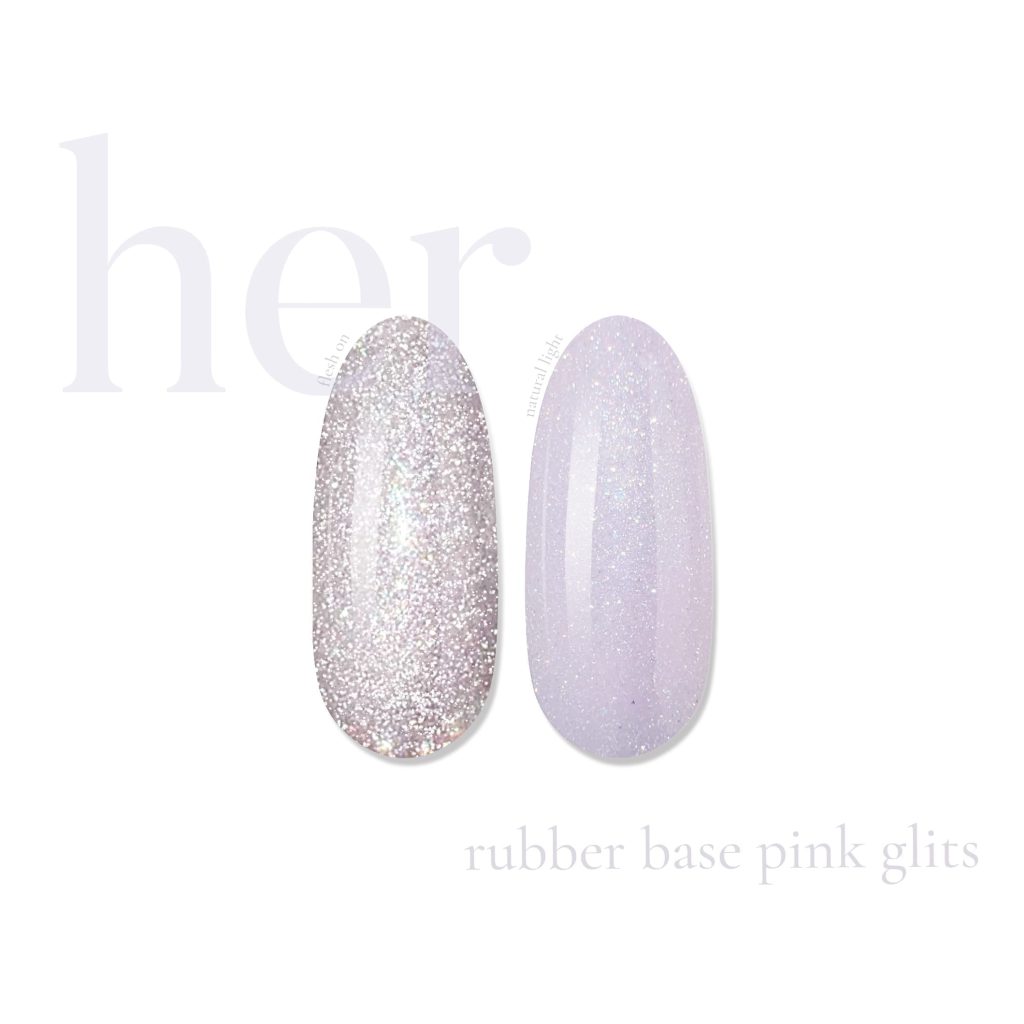 Her Rubber Base Pink Glits - Everin-EVERIN > RUBBER BASE / BAZA RUBBER ❤️ > Baza rubber color Her