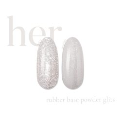 Her Rubber Base Powder Glits - Everin-EVERIN > RUBBER BASE / BAZA RUBBER ❤️ > Baza rubber color Her