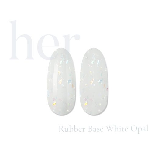 Her Rubber Base White Opal - Everin-EVERIN > RUBBER BASE / BAZA RUBBER ❤️ > Baza rubber color Her