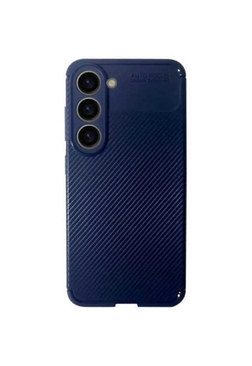 Husa de protectie Carbon Fiber Texture Shockproof pentru Samsung Galaxy S23 Plus-FEMEI-