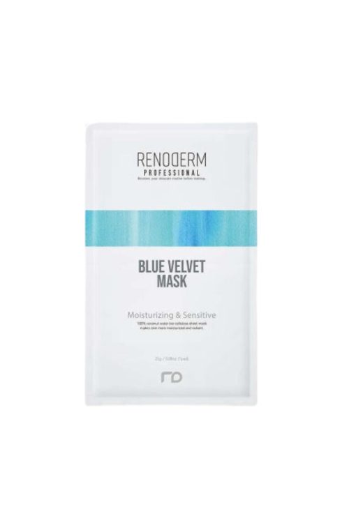 Masca de fata Blue Velvet - 25 g - hidratare intensa - netezire - albastra-FEMEI-GENTI SI ACCESORII/Produse cosmetice