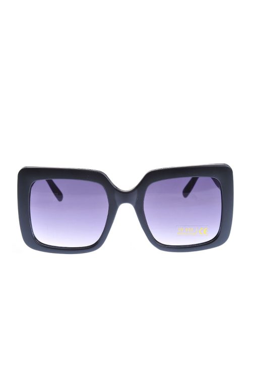 Ochelari de soare negri cu lentile patrate UV 400-FEMEI-GENTI SI ACCESORII/Ochelari de soare