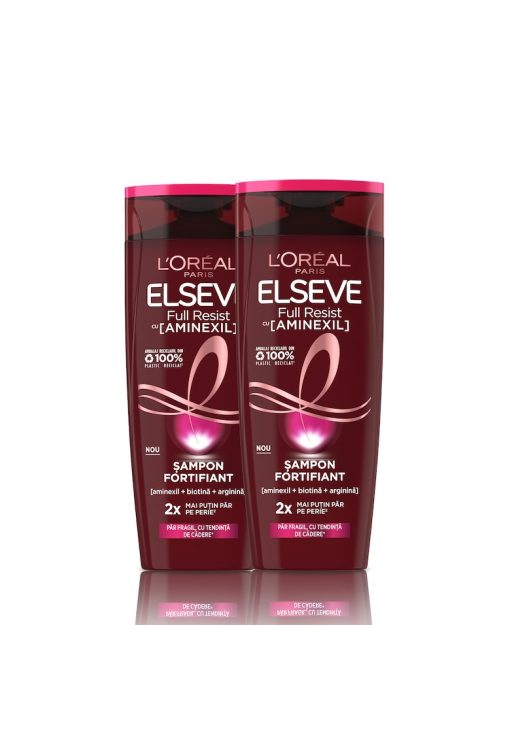 Pachet: 2 x Sampon fortifiant Elseve Full Resist pentru par fragil cu tendinta de cadere - 400 ml-FEMEI-GENTI SI ACCESORII/Produse cosmetice