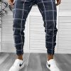 Pantaloni barbati casual in carouri 12290 D12-1.3-Pantaloni > Pantaloni casual