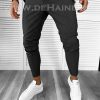Pantaloni barbati casual regular fit gri inchis B7879 128-3-Pantaloni > Pantaloni casual
