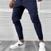 Pantaloni de trening bleumarin conici 12128 126-4-Pantaloni > Pantaloni de trening