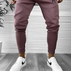 Pantaloni de trening maro conici 12260 i1-5-Pantaloni > Pantaloni de trening