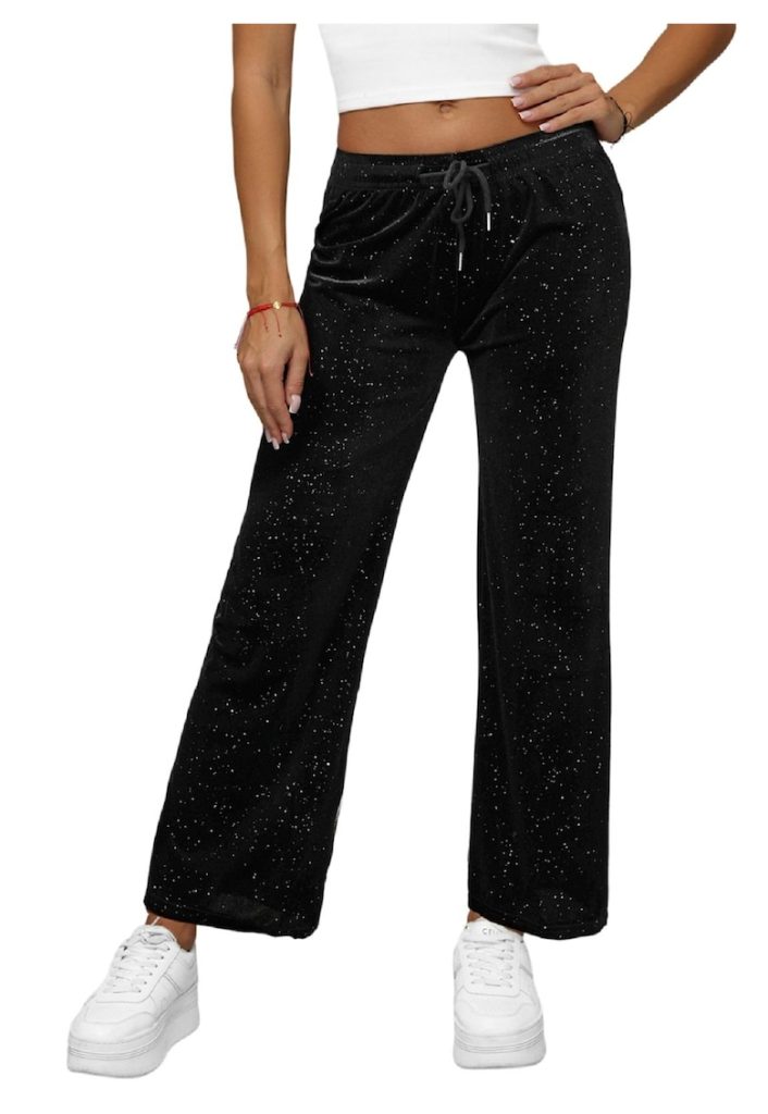 Pantaloni din catifea de dama JS/92K519-FEMEI-IMBRACAMINTE/Pantaloni si colanti