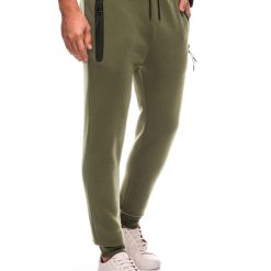 Pantaloni lungi sport EM-PABS-0104 - Barbati - Cu snur - Joggers-BARBATI-IMBRACAMINTE/Pantaloni si colanti