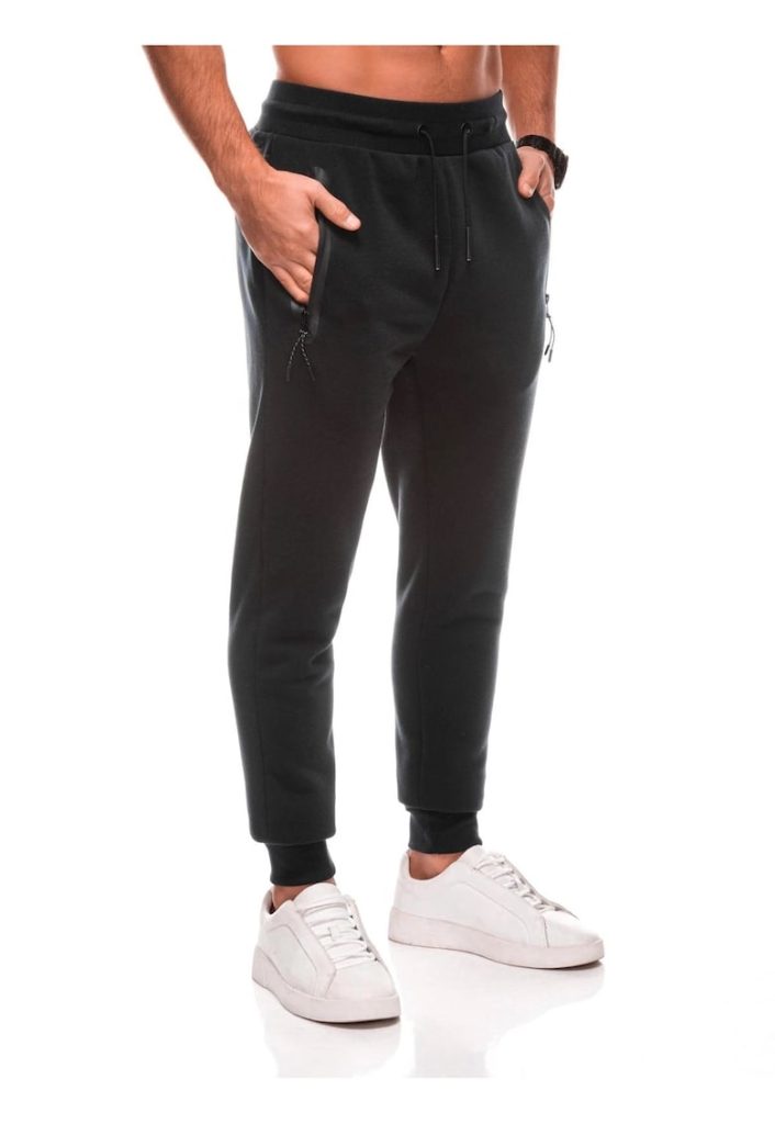 Pantaloni lungi sport EM-PABS-0104 - Barbati - Cu snur - Joggers-BARBATI-IMBRACAMINTE/Pantaloni si colanti