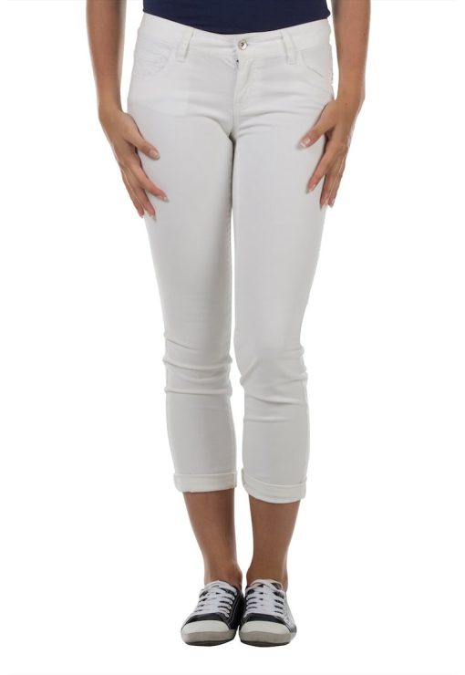 Pantaloni skinny crop cu talie joasa-FEMEI-IMBRACAMINTE/Pantaloni si colanti