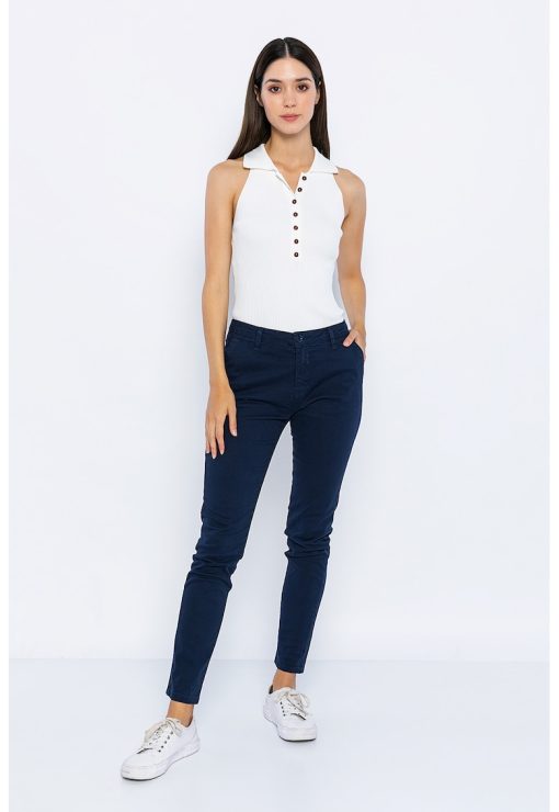 Pantaloni skinny cu talie joasa-FEMEI-IMBRACAMINTE/Pantaloni si colanti