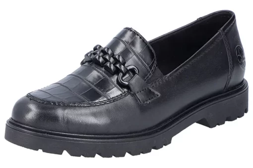 Pantofi Rieker 45561-01 negru-Pantofi-Pantofi