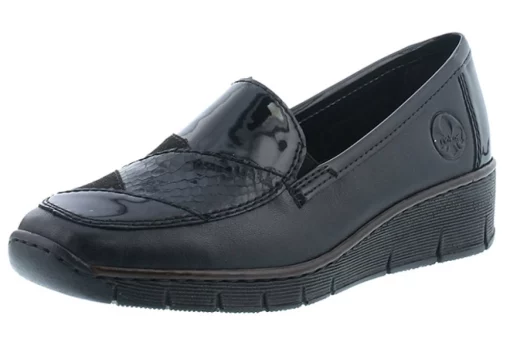 Pantofi Rieker 53785-00 negru-Pantofi-Pantofi