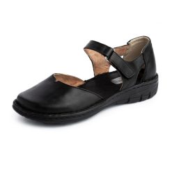 Pantofi confortabili din piele naturala Ana Negru-Pantofi-Pantofi