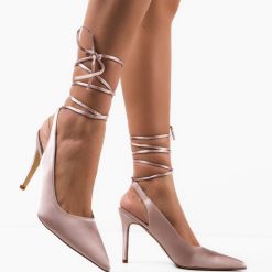 Pantofi cu toc Famyx Bej 2