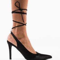 Pantofi cu toc Famyx Negri 3