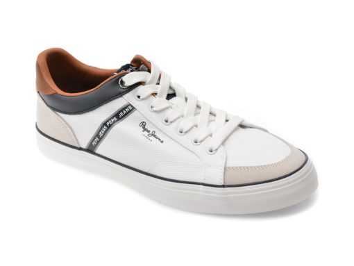 Pantofi sport PEPE JEANS albi