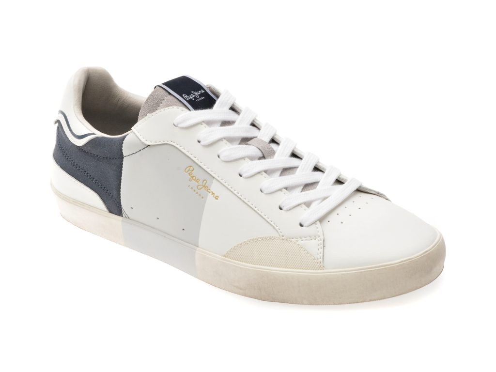 Pantofi sport PEPE JEANS albi