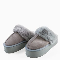 Papuci tip Ug Donna Gri 4