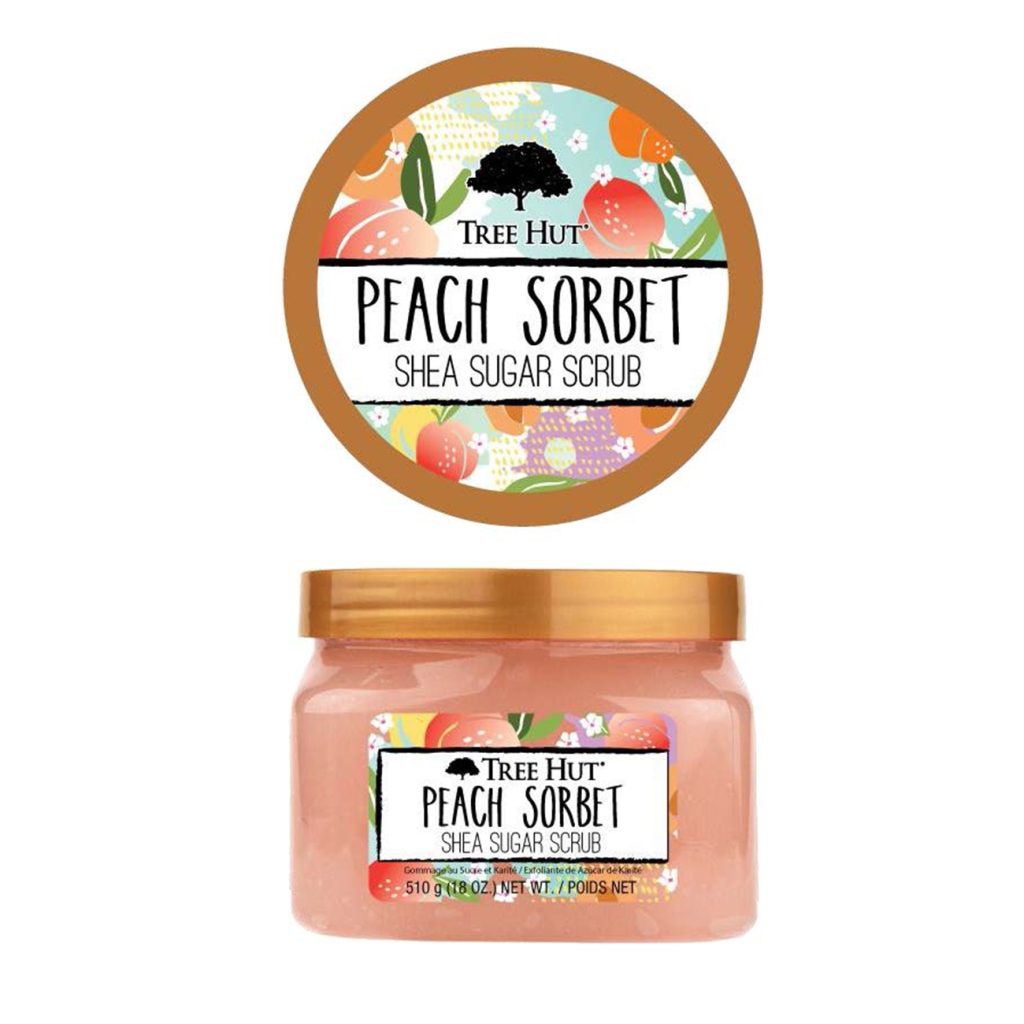 Peach sorbet shea sugar scrub 510 gr-Ingrijirea pielii-Produse de baie > Produse pentru dus si exfoliere