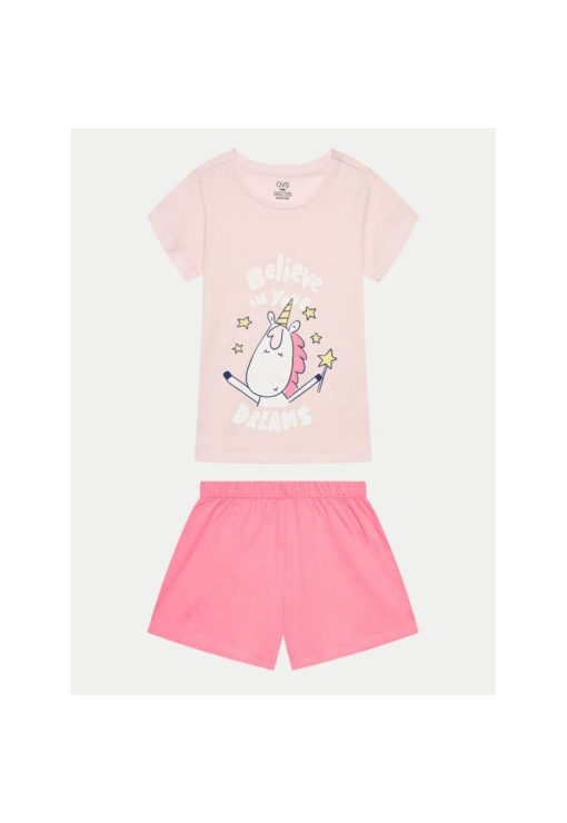 Pijama copii - 834111 - Roz - Bumbac-FETE-IMBRACAMINTE/Pijamale si halate de baie