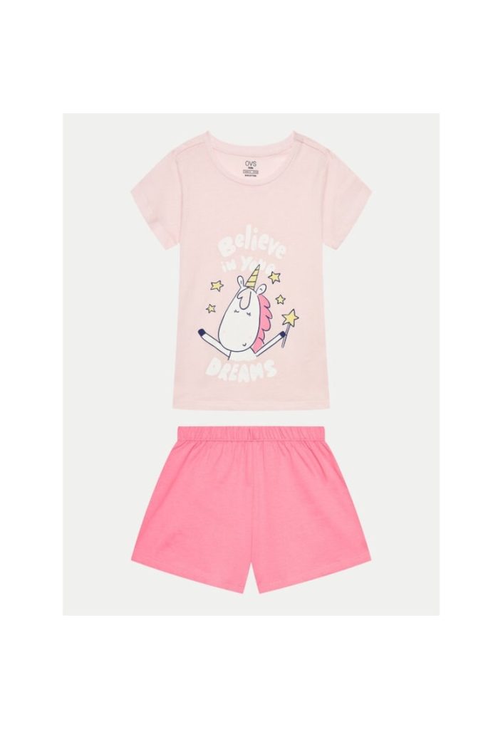 Pijama copii - 834111 - Roz - Bumbac-FETE-IMBRACAMINTE/Pijamale si halate de baie