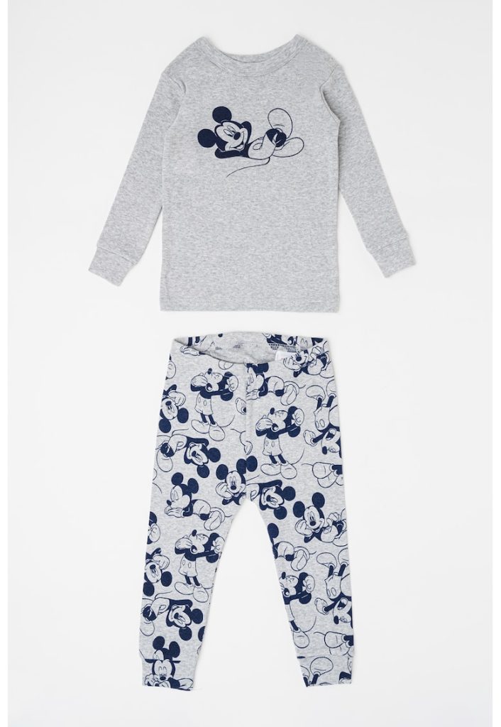 Pijama cu imprimeu Mickey Mouse-BAIETI-IMBRACAMINTE/Pijamale si halate de baie