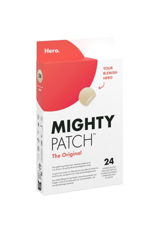 Plasturi hidrocoloidali anti acnee Hero Mighty Patch The Original pentru tratarea cosurilor cu puncte albe - 24 bucati-FEMEI-GENTI SI ACCESORII/Produse cosmetice