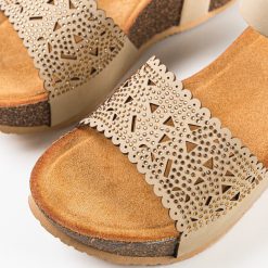 Platforme dama Tessa Khaki 5