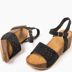 Platforme dama Tessa Negre 5