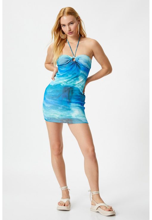 Rochie bodycon cu imprimeu tie-dye-FEMEI-IMBRACAMINTE/Rochii