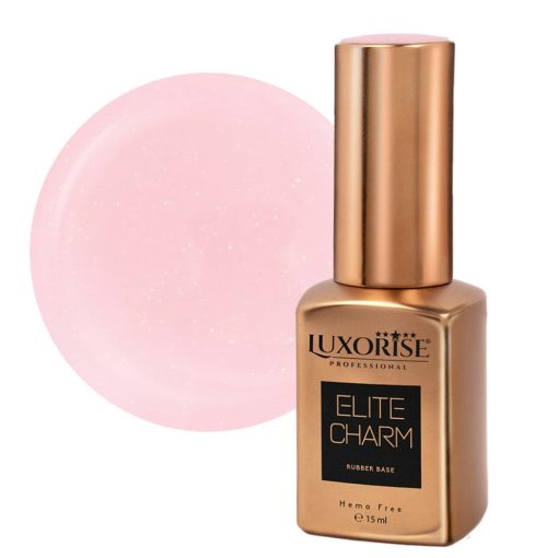 Rubber Base Hema Free LUXORISE ELITE CHARM - Pearly Nude 15ml-Rubber Base > Rubber Base ELITE CHARM 15ml