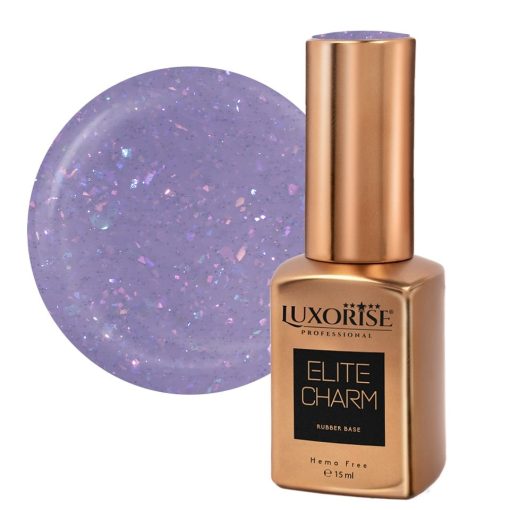 Rubber Base LUXORISE Elite Charm - Holographic Shine 15ml-Rubber Base > Rubber Base ELITE CHARM 15ml