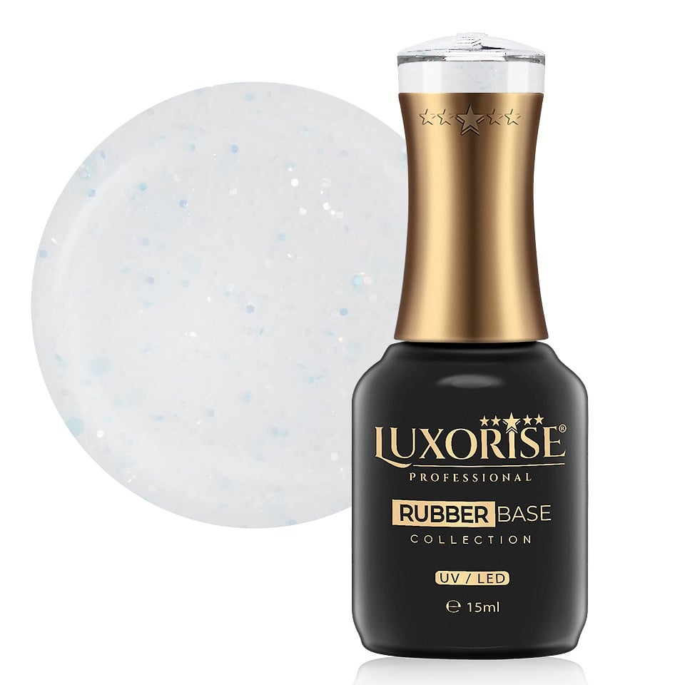 Rubber Base LUXORISE Sparkling Collection - Celestial Vibe 15ml-Rubber Base > Rubber Base LUXORISE 15ml